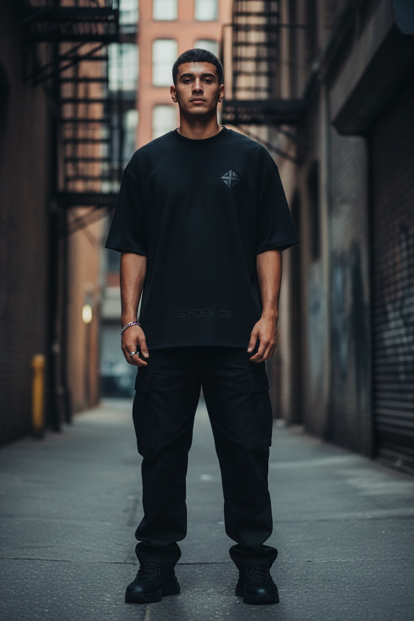 Camisa Aesthetic Negra - Juventud 2026